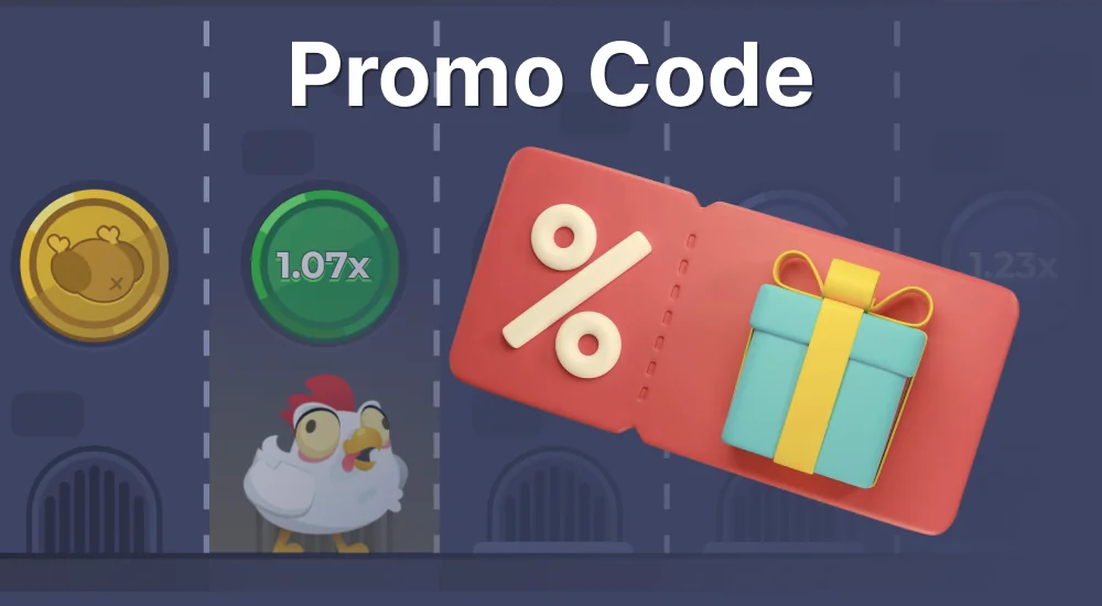 Use the promo code in the Chicken Road game